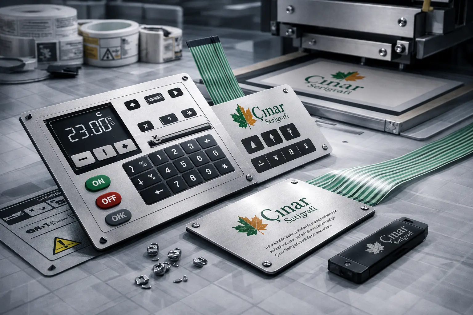 Membran Switch Panel ve Tuş Takımı
